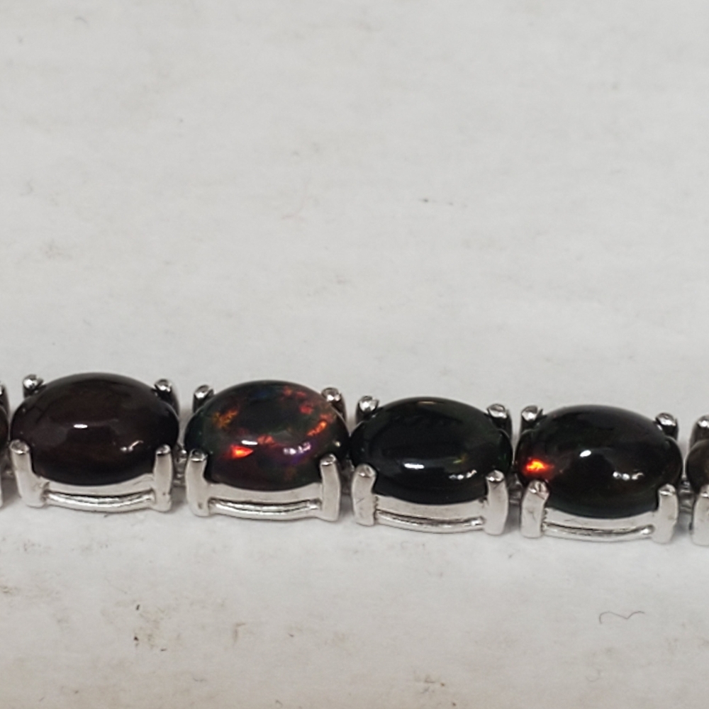 RUBY ON 925 SILVER BRACELET! - Picture 5 of 8